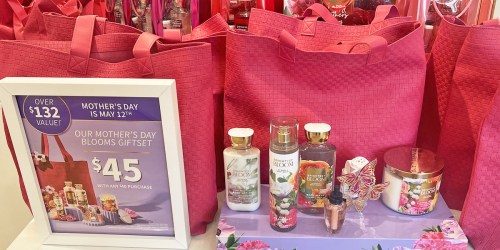 Bath & Body Works Mother’s Day Gift Bundle Only $45 with $40 Purchase | Includes Full-Size Products & Tote