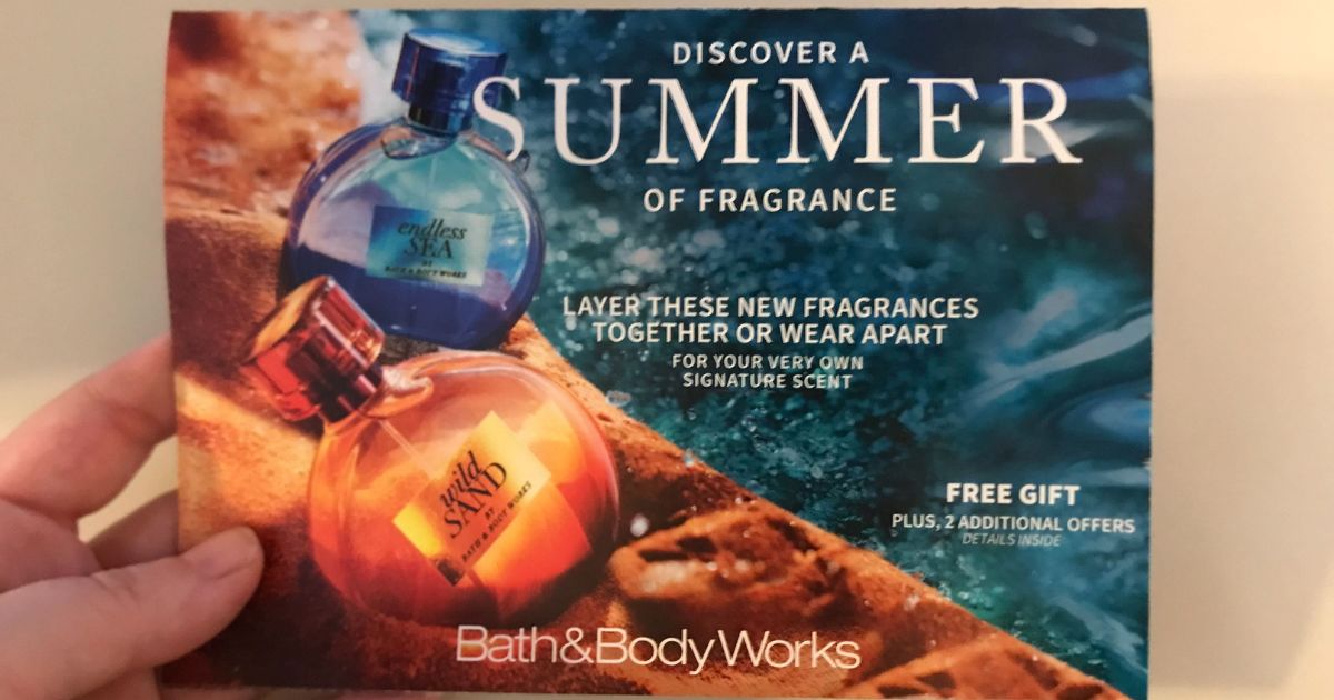 New Bath Body Works Mailer Coupons 20 Off Entire Purchase Possible   Bath Body Works Mailer With Coupons 