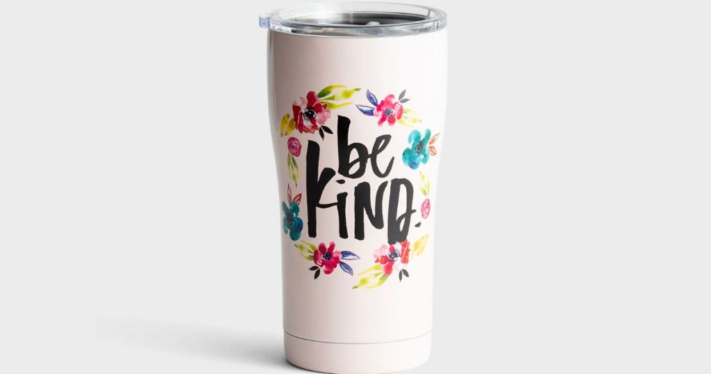 Be kind travel mug day spring
