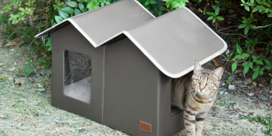 Weatherproof Outdoor Cat House Only $29.99 Shipped on Amazon (Reg. $53)