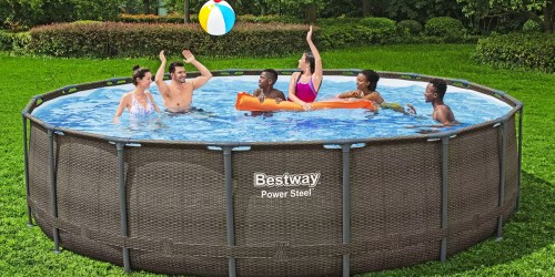 Bestway Family-Size Pool Just $399.98 on SamsClub.com | Includes Sand Filter Pump, Ladder, & Cover