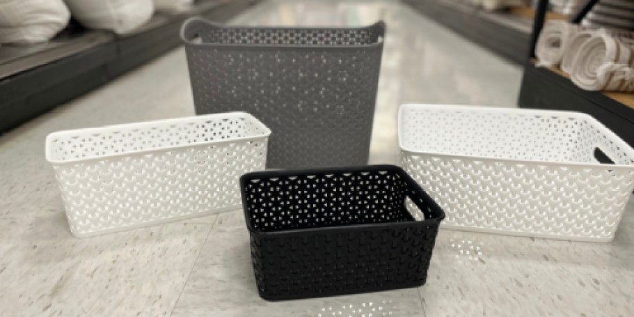 Target Brightroom Storage Baskets from $2.40 – Today Only!