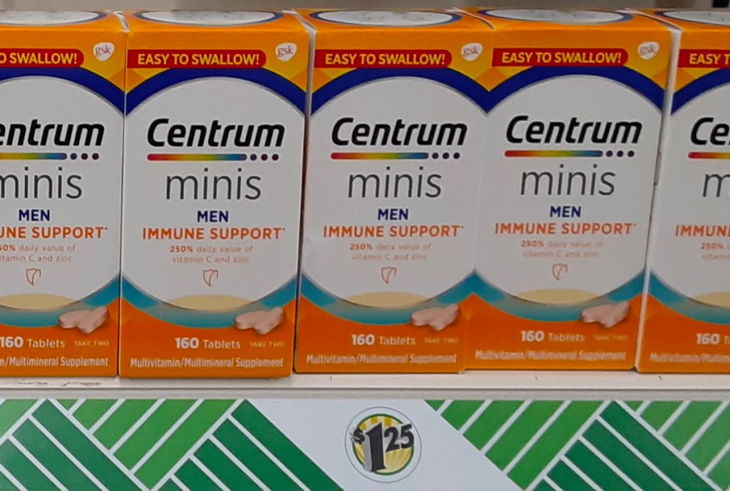 Centrum Minis Men Immune Support Tablets 160-Count Bottle