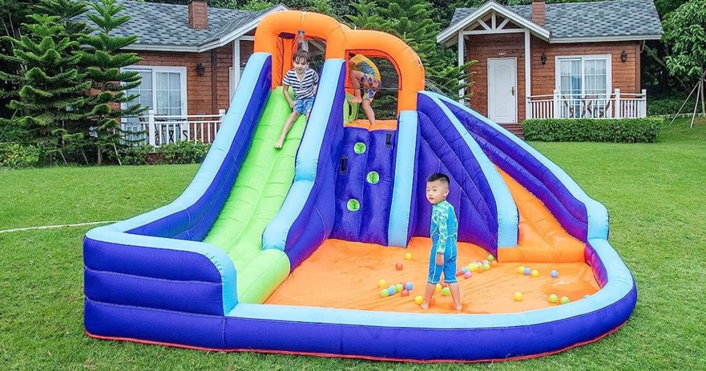 Coconut Float Inflatable Bouncer w/ Climbing Wall