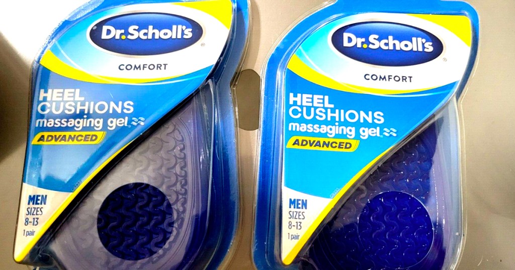 Dr. Scholl's Massaging Gel Advanced Heel Cushions for Men