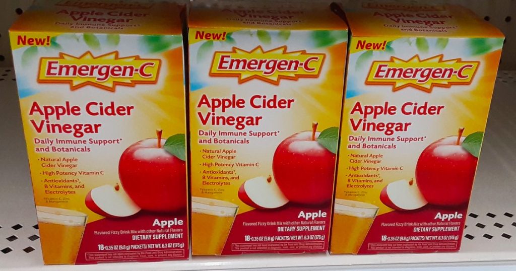 Emergen-C Apple Cider Vinegar 18-Count Packets