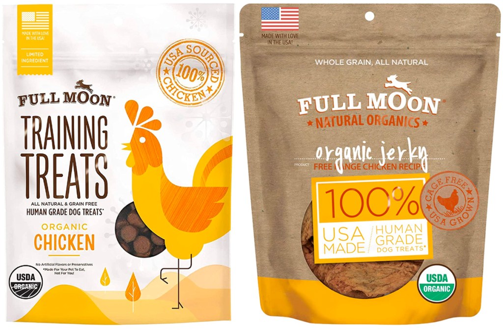 Up to 40% Off Full Moon or Spot Farms Dog Treats on Amazon | Prices