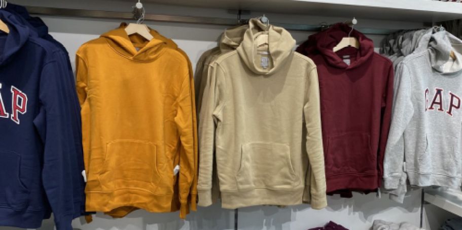 EXTRA 60% Off GAP Factory Clearance | Hoodies Just $8 + Much More