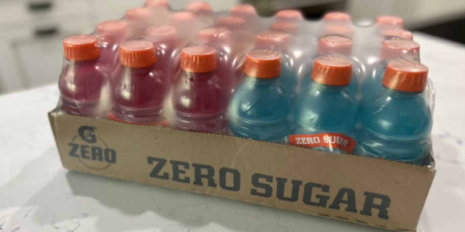 Gatorade Zero Sugar 12-Count Variety Pack Only $11.59 Shipped for Amazon Prime Members (97¢ each)