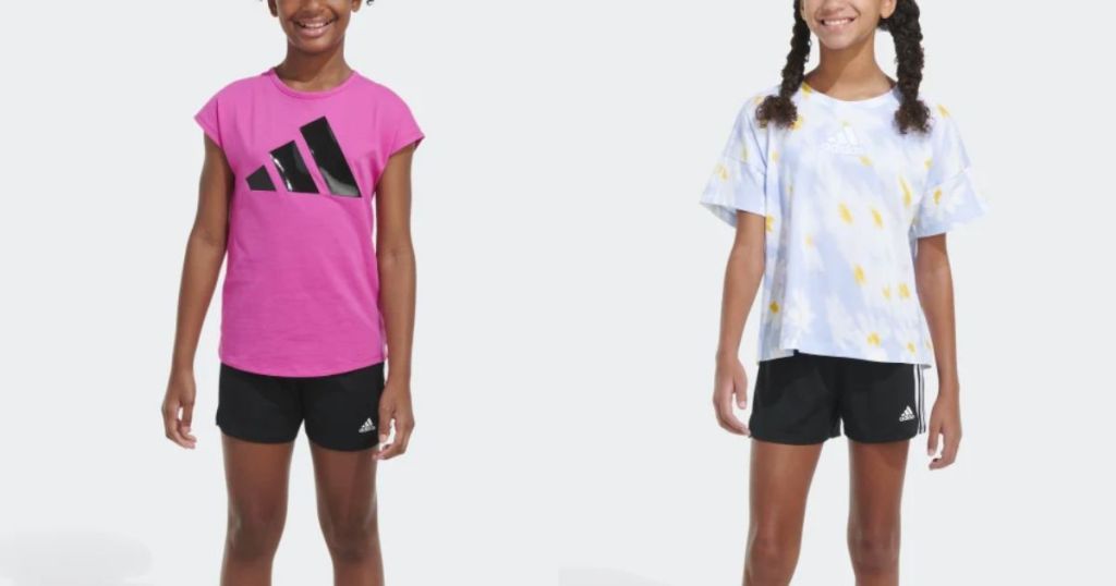 Girls adidas shirts