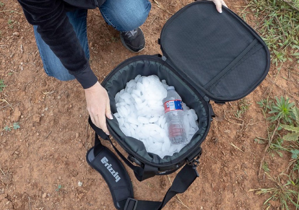The Grizzly Drifter Soft Cooler Bag which is comparable to the Yeti soft coolers