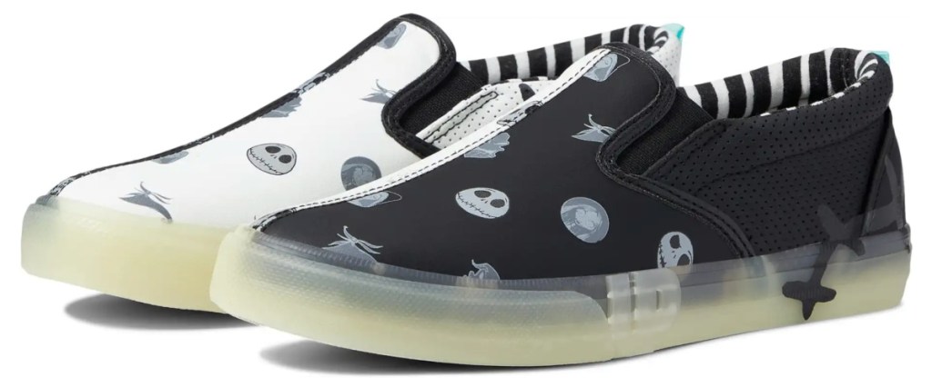 Ground Up Glow In The Dark The Nightmare Before Christmas All Over Print Slip-On