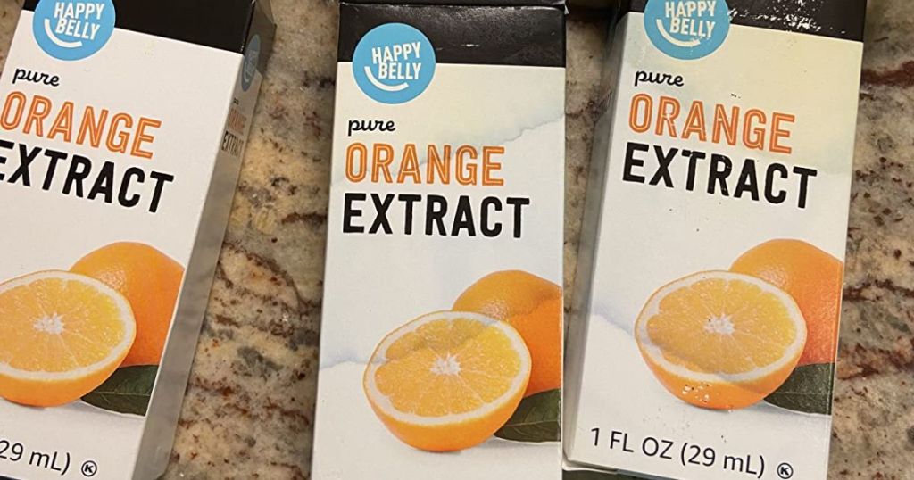 3 boxes of orange extract 