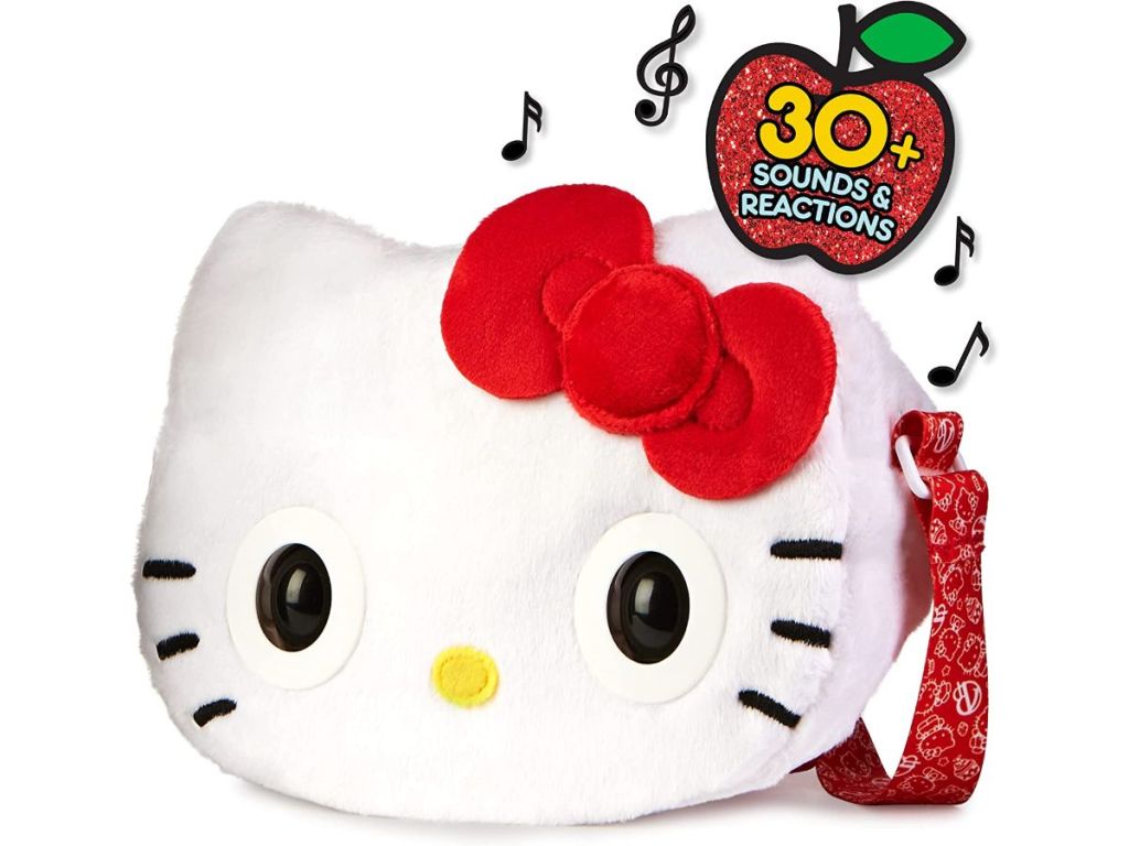 Hello Kitty's Head plush purse