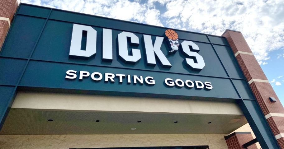 Dick's Sporting Goods store front sign