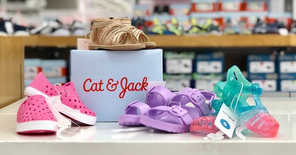 Cat & Jack Kids Sandal at Target on shelf