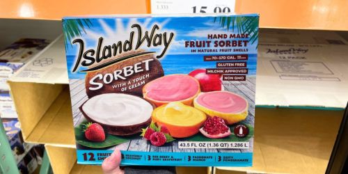 Island Way Fruit Sorbet is Back at Costco | Served in Real Fruit Shells