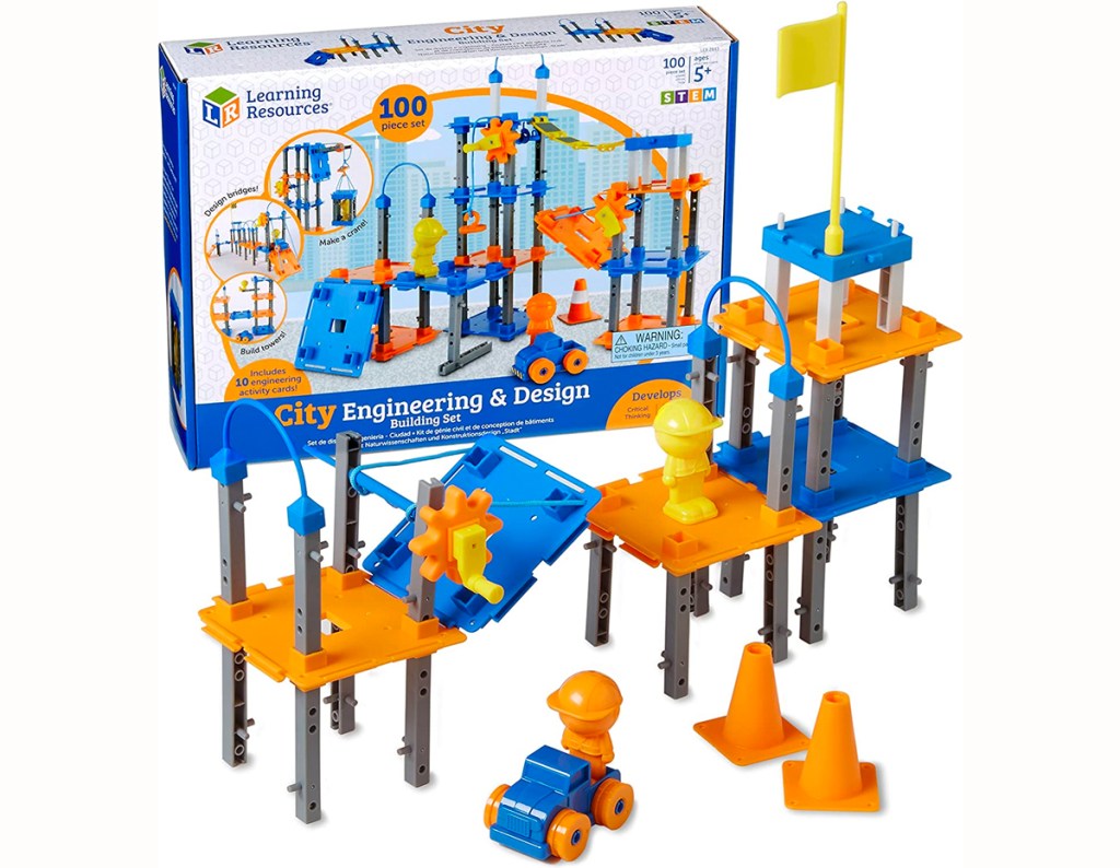 Learning Resources City Engineering & Design Building 100-Piece Set