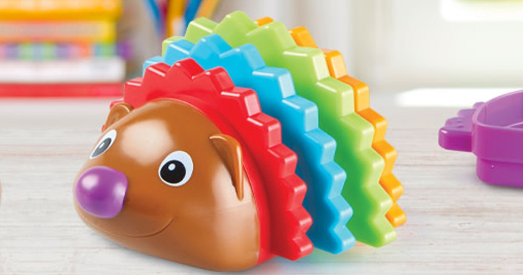 colorful hedgehog stacking toy