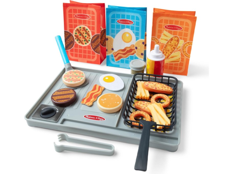 Melissa & Doug Flip & Fry Grill Play Set