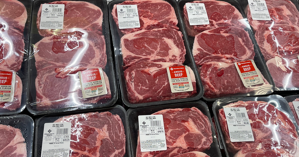 Score $8 Off Member’s Mark Beef Ribeye Steak Packages at Sam’s Club (In-Club Only)