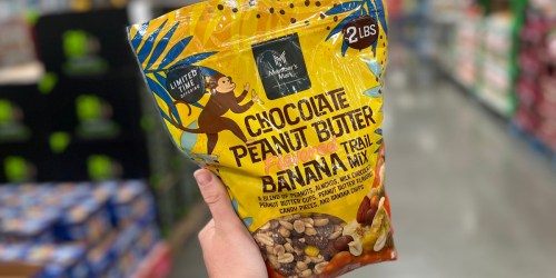 Member’s Mark Chocolate Peanut Butter Banana Trail Mix Only $9.98 on Sam’sClub.com
