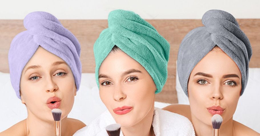 Microfiber Hair Towels 3-Pack Just $6.79 Shipped for Amazon Prime Members (Regularly $17)