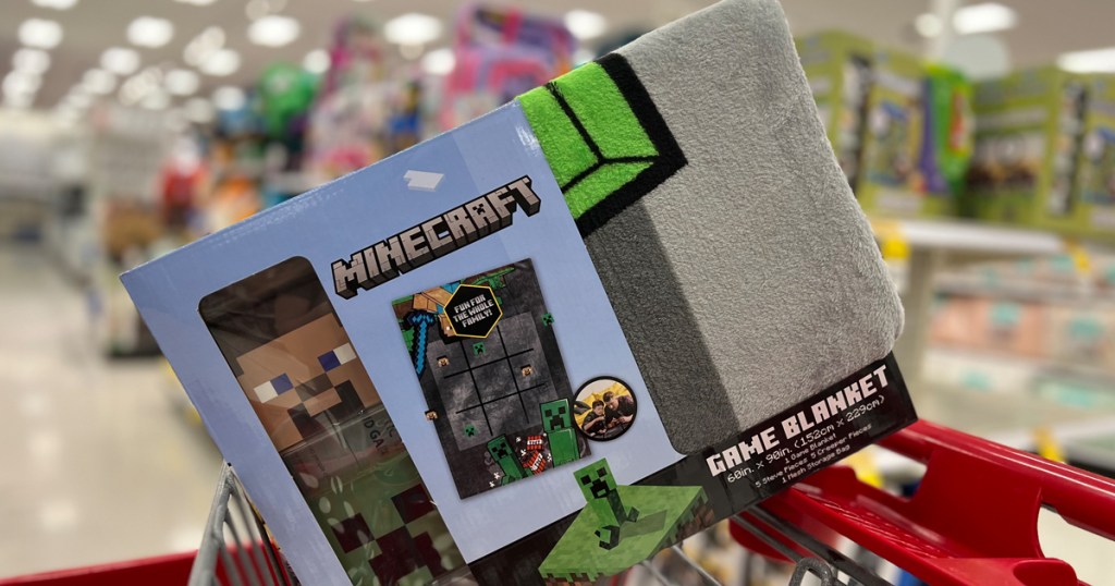 Minecraft Game Blanket