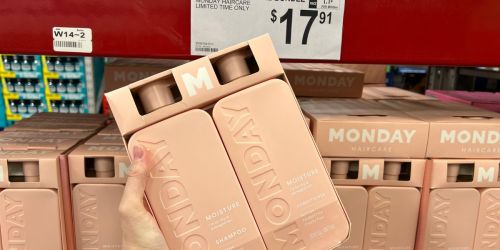 MONDAY Haircare Moisture Shampoo & Conditioner Bundle Only $17.91 at Sam’s Club | Great Reviews!