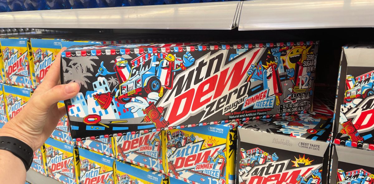 Mtn Dew selection at my grocery store, and cool Summer Freeze