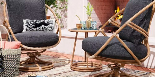 30% Off Target Patio Furniture Sale | 3-Piece Set Only $420 (Reg. $600) + More