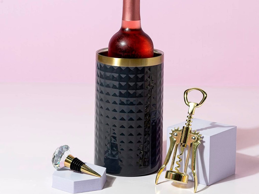Paris Hilton Wine Bottle Chiller Set