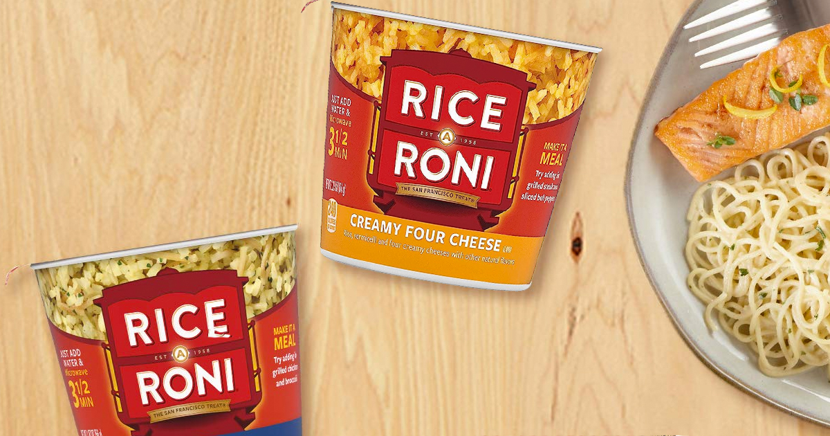 Rice A Roni Individual Cups 12 Pack Only 11 Shipped On Amazon Regularly 16 Hip2save 