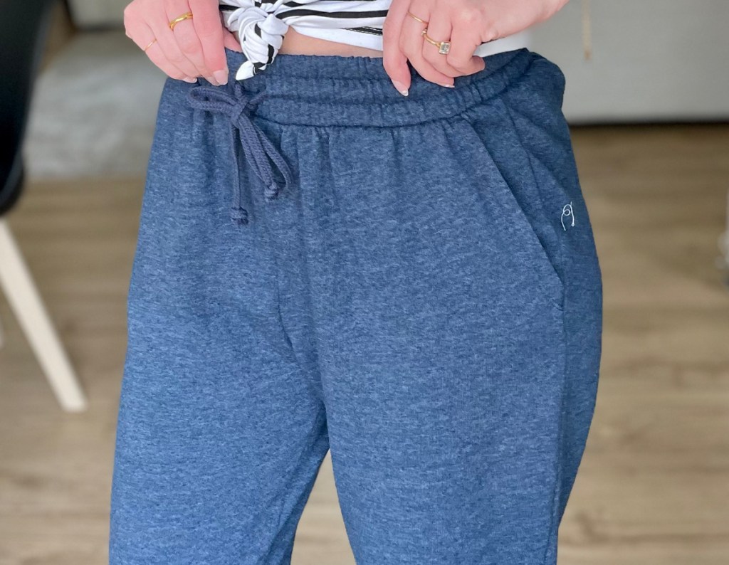 SO Joggers being worn by a Woman