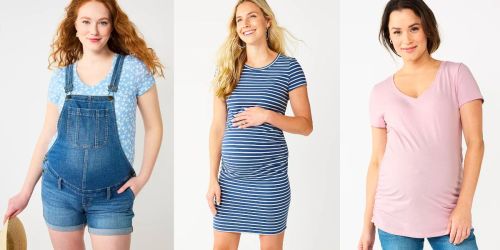 Buy One, Get One 50% Off Maternity Clothes on Kohl’s.com