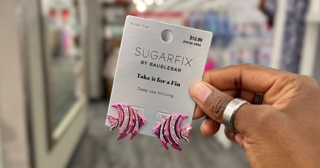 SUGARFIX by BaubleBar 'Take it for a Fin' Statement Earrings 