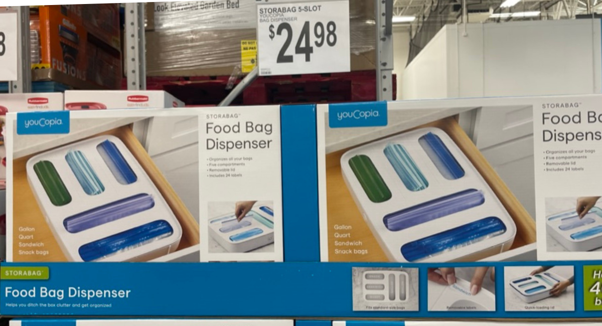 2 boxes of food dispenser boxes