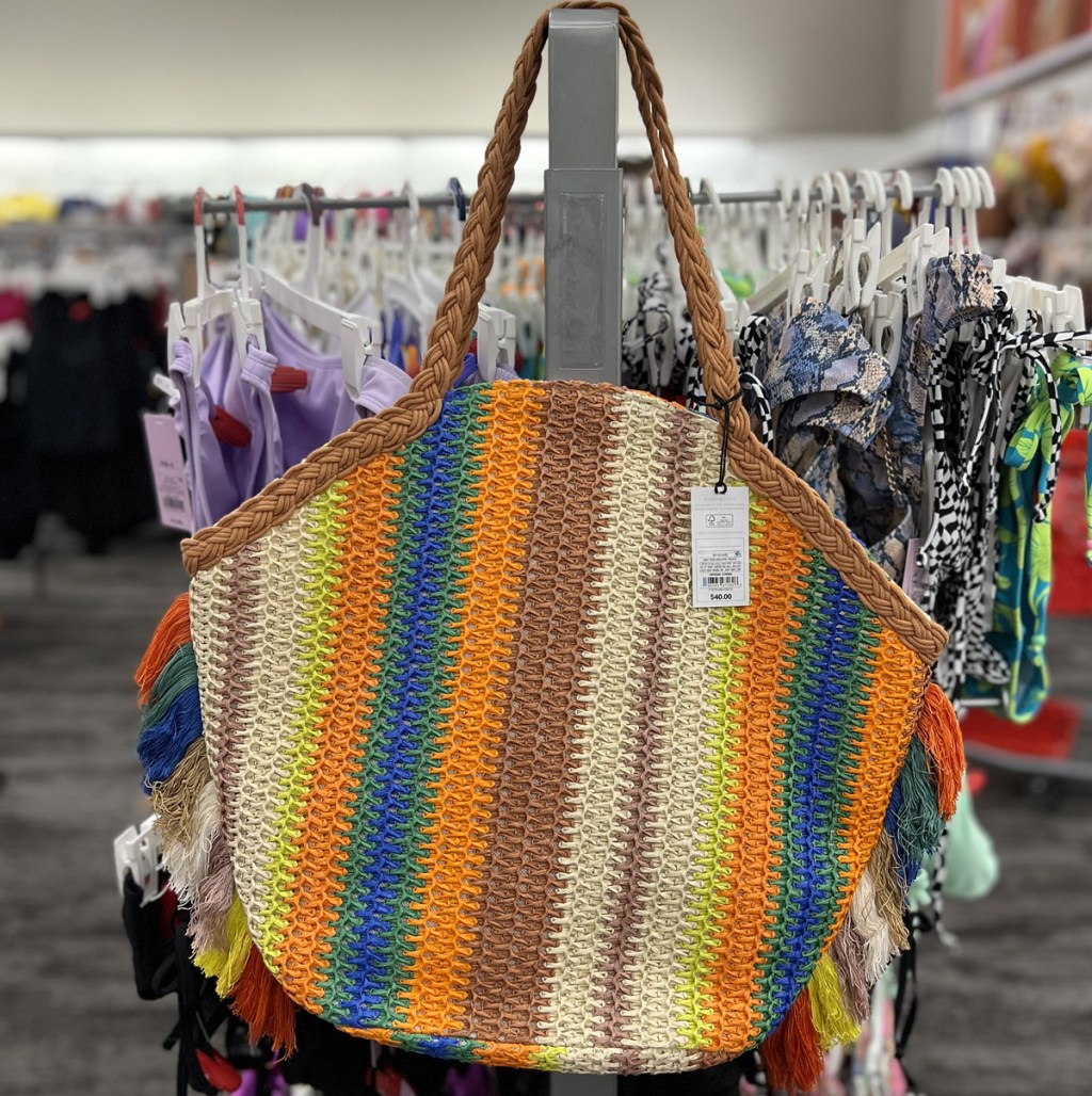 has slashed the price of this over-sized mesh beach bag by