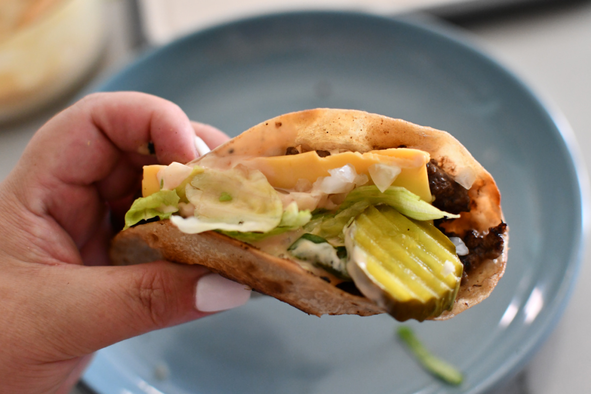 These Crispy Smash Burger Tacos Are Trendy &amp; Tasty!