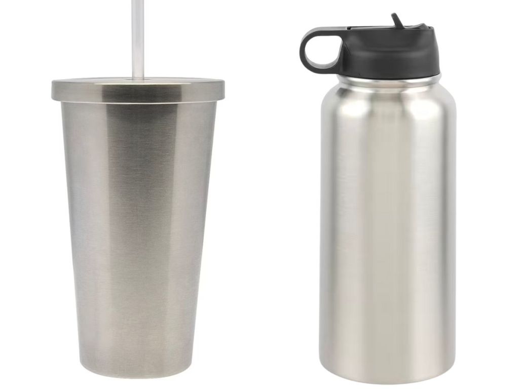 Celebrate It 19oz. Stainless Steel Tumbler with Straw