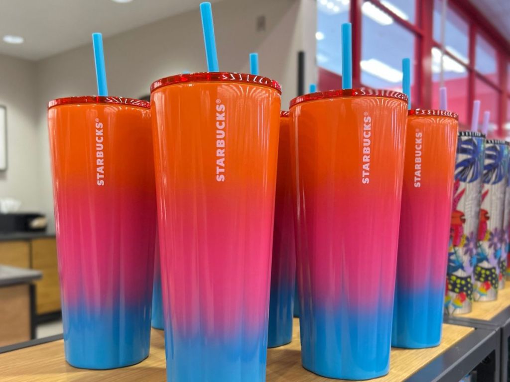 Starbucks New Gradient Sunset Cold Cup