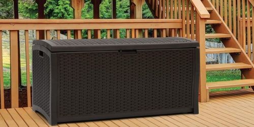 Suncast 99-Gallon Waterproof Deck Box Only $59 Shipped on Amazon (Regularly $180)