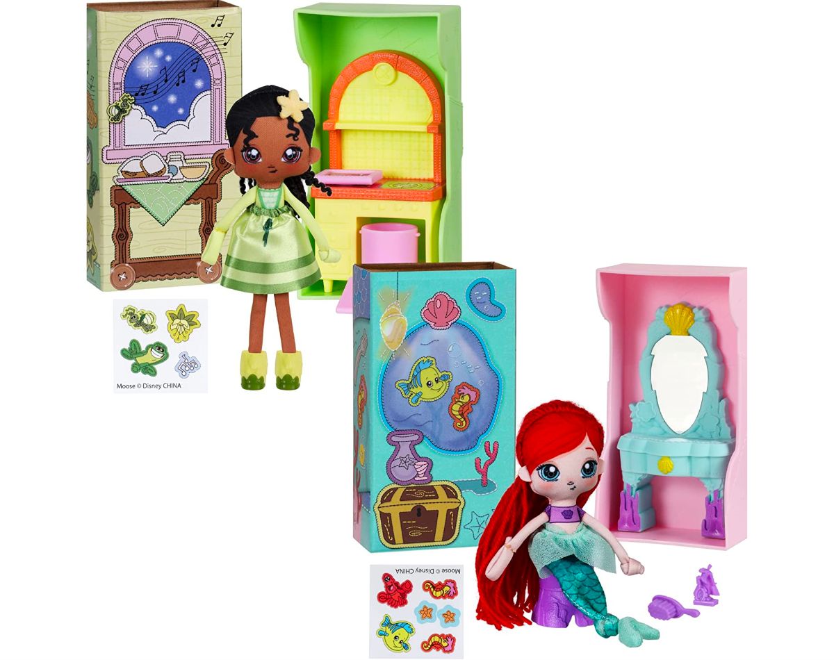 Sweet seams Rag Doll Bundle Pack with Ariel Doll and Tiana Doll