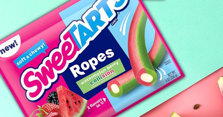 Sweet Time Ropes SweeTARTS Ropes Candy 9oz Pouch Only $2 Shipped on Amazon | Hip2Save