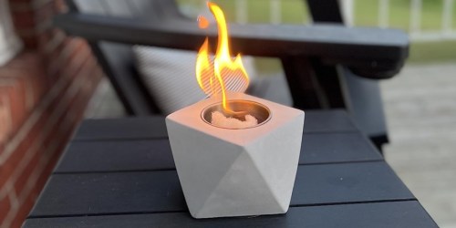 Portable Tabletop Fire Pit Only $12.99 on Amazon (Reg. $26) + Check out Lina’s Clever Hack!