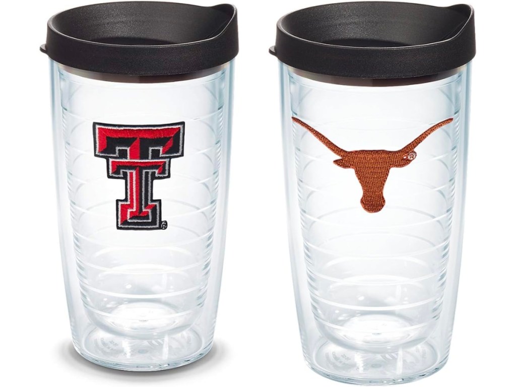 texas tech and texas university tervis tumblers