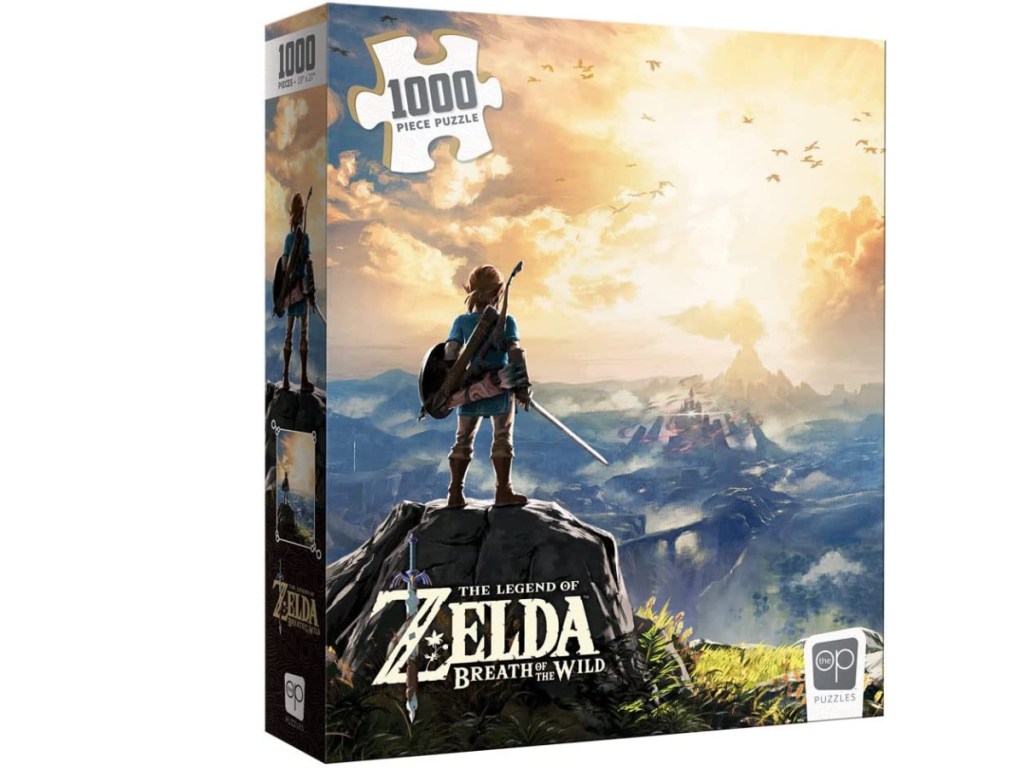 The Legend of Zelda Breath of the Wild 1000 Piece Jigsaw Puzzle in it's box