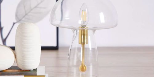 Cute Urban Shop Novelty Glass Mushroom Lamp Only $24.94 on Walmart.com