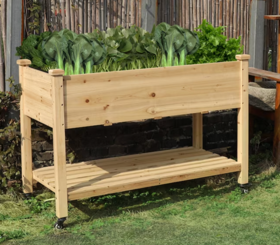 The Veikous Raised. Garden Bed from Lowes