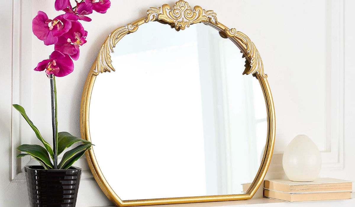 Vintage Half Circle Wall Mirror from 28.55 Shipped (Reg. 58) Hip2Save